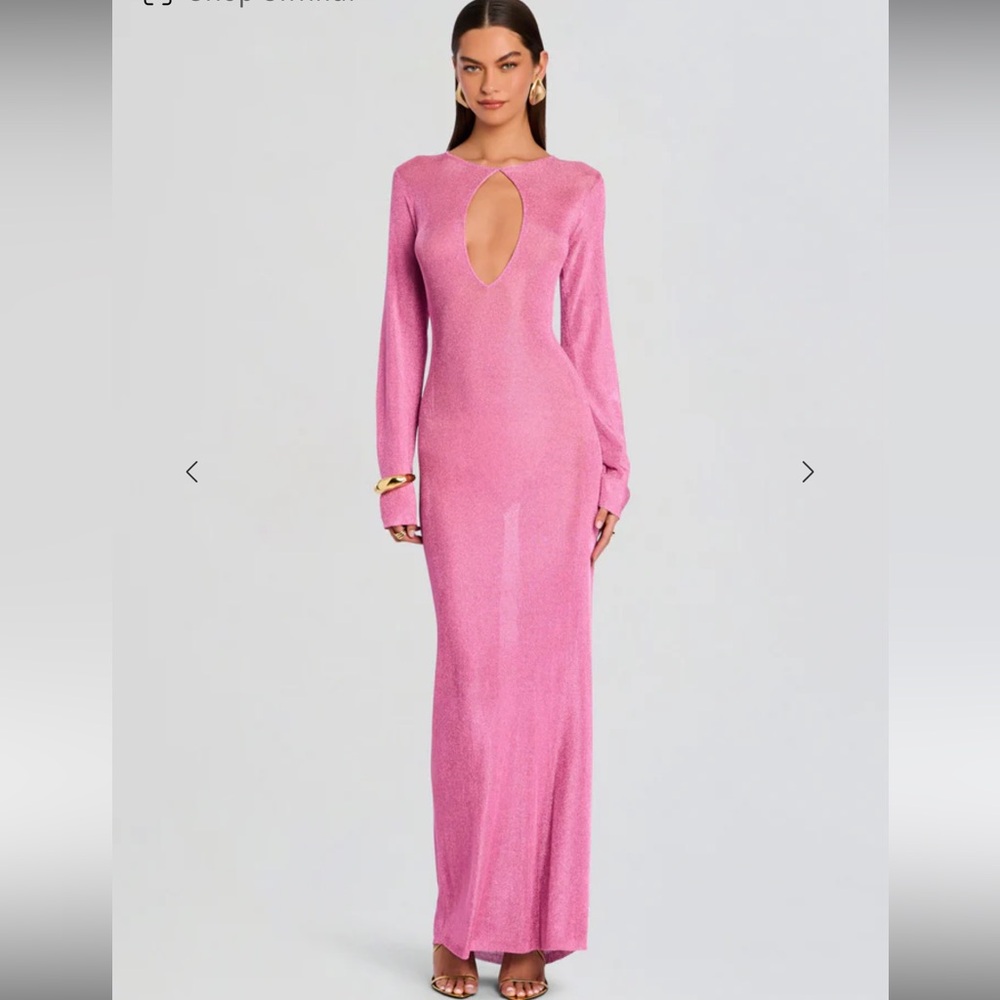 SER.O.YA CARMEL METALLIC KNIT
MAXI DRESS